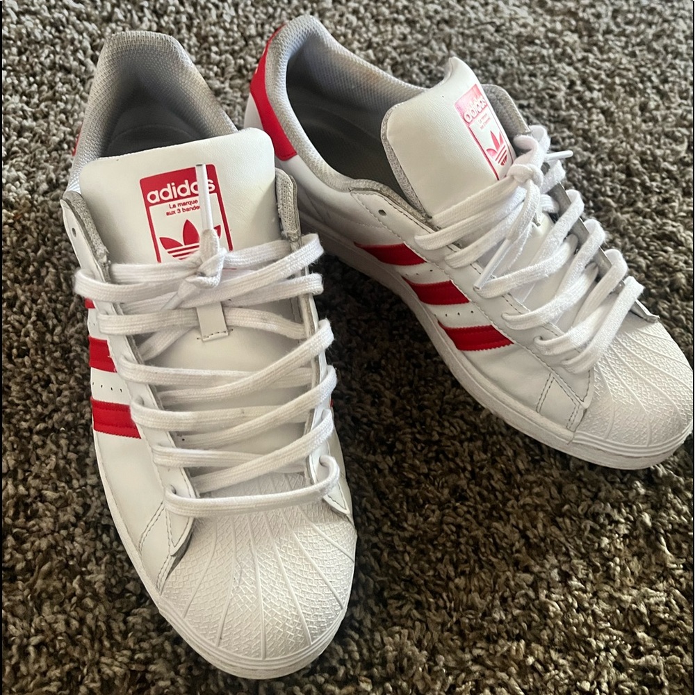Adidas size 10 men shell toe